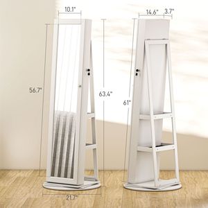 Organizzatore per Gioielli con Illuminazione LED e Base da Terra - Product Image 4