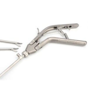 Porte-aiguille laparoscopique, instrument chirurgical manuel certifié CE Classe II, pour utilisation en chirurgie d'arthroscopie - Product Image 4