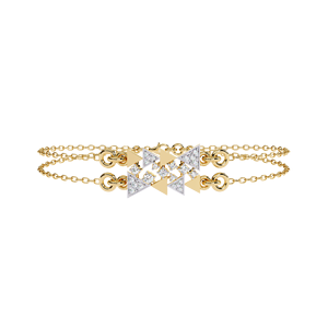 Venta al por mayor de fábrica: Cadena de oro blanco de 14K y oro rosa con diamantes cultivados en laboratorio certificados IGI, joyería fina para mujer, corte brillante. - Product Image 1