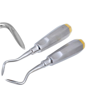 Cureta Quirúrgica Dental de Acero Inoxidable, Agarre Ergonómico, Manual, Reutilizable, Instrumento de Clase I, Color Plateado - Product Image 1