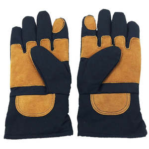 Guantes de Bombero Resistentes al Calor, Guantes de Seguridad para la Lucha Contra Incendios, Guantes de Trabajo de Rescate Ignífugos - Product Image 1