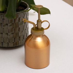 Brass Watering Plant Mister Pump Antique Can 14cm Height Durable Design For <b>Gardening</b> - Product Image 6