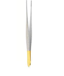 Pinces à tissus TC Gerald 17,5 cm 1x2 dents en acier inoxydable – Instruments cardiovasculaires et thoraciques SurgiRight - Product Image 2