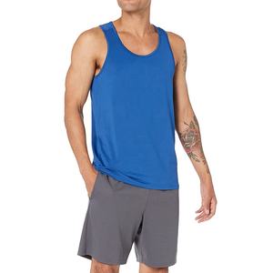 Algodón ligero para correr Servicio OEM Camisetas atléticas Sin mangas Ropa deportiva Entrenamiento Hombres Gimnasio Camiseta sin mangas para hombres - Product Image 1