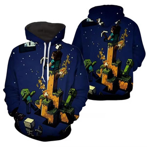 Comfortable 100% Cotton Quick Drying Winter Season <b>Plain</b> OEM Customized Discharge Printing Terry Fabric Unisex Pullover <b>Hoodies</b> - Product Image 1
