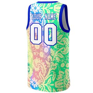 Camiseta de Baloncesto Personalizada OEM de Alta Calidad, 100% Poliéster, Malla Transpirable, Impresión por Transferencia de Calor, Talla Grande, UPF 50, Secado Rápido - Product Image 2