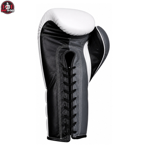 Gants de boxe légers et durables, ajustables, bicolores, avec logo personnalisé et marque privée, pour l'entraînement de combat – Fournisseur de qualité - Product Image 4