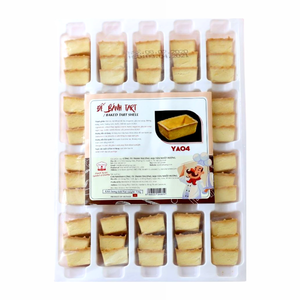 Wholesale Bestselling Baked Tart OEM/ODM Service HALAL Bakery Dessert Frozen Baked Egg Tart Shell YA04 720G <b>Sweet</b> Hot Price - Product Image 1