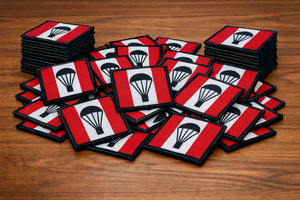 Écusson brodé pour uniforme d'enseignants en parachutisme de la Brigade DZ, pour vestes, casquettes et sacs - Product Image 4