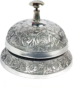Campana de Escritorio Metálica Hecha a Mano, Campana de Servicio para Recepción, Restaurante y Decoración de Oficina en Casa - Product Image 6