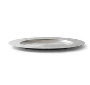 Assiettes de présentation géométriques gravées en métal, fourniture directe usine, pour la maison, les cafés et les cantines, finition argentée - Product Image 6