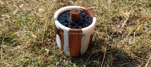 Celestial <b>Oud</b> Handmade Resin Incense <b>Bakhoor</b> Burner Modern Festive Gift Decor - Product Image 2