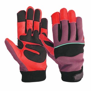 Gants de mécanicien en cuir de mouton renforcé, résistants, doux et confortables, pour la protection au travail industriel - Product Image 6
