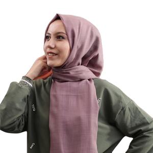 ผ้าคลุมไหล่แบบเรียบง่าย ผ้าคลุมศีรษะแบบดั้งเดิมของชาวมุสลิม ผ้าคลุมฮิญาบสำหรับผู้หญิง ผ้าฝ้ายสำหรับฤดูใบไม้ผลิ ขายส่งสำหรับผู้ใหญ่ - Product Image 1