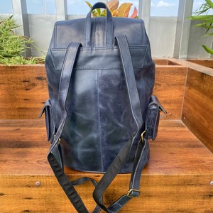 High Quality Customizable Men's Fashionable Real Cow Leather Laptop Backpack Big Capacity Genuine Leather Travel Luxury Backpack - Product Image 6