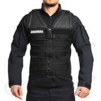 Chaleco Táctico de Seguridad para Entrenamiento al Aire Libre con Logotipo Personalizado, Materiales de Nailon y Poliéster Impermeables y Resistentes al Fuego