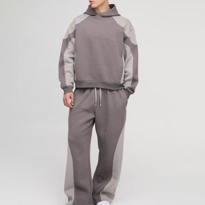 Conjunto Deportivo Informal Transpirable con Capucha, Sudadera y Pantalones de Chándal de Algodón, Corte Ajustado, Ropa de Entrenamiento, Ropa Deportiva Elegante y de Primera Calidad, Ajuste Cómodo - Product Image 2