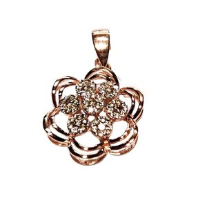 Colgante de Diamante Blanco Rosa Cultivado en Laboratorio, Certificado IGI, de Lujo Premium, en Oro Rosa, Elegante Joyería Fina, Regalo, Venta al Por Mayor, OEM - Product Image 1