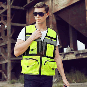 Chaleco de Trabajo Ligero de Alta Visibilidad, Ropa de Seguridad para Trabajadores de la Construcción, Mantenimiento y Transporte - Product Image 5