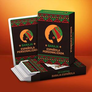 Cartas de Juego de Plástico Personalizadas para el Mercado Español con Revestimiento Único, para Uso Familiar, en Caja Individual - Product Image 4