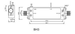 Amplificatore di Potenza RF/Microonde ad Alta Precisione 1.5GHz~1.7GHz a Banda Stretta con Basso Rumore 0.7dB <span class=keywords><strong>NF</strong></span> <span class=keywords><strong>2</strong></span>:1 VSWR per Comunicazioni Satellitari - Product Image 6