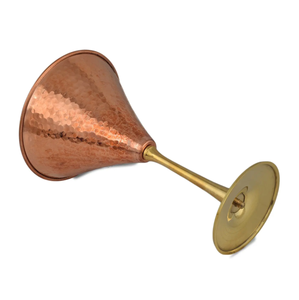 Verre martelé en métal de qualité supérieure avec un design classique pour les fêtes, avec logo personnalisé - Product Image 1