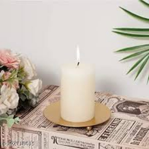 2024 New Design GOOD DESIGN Christmas Art Pillar <b>Candles</b> <b>Large</b> Embossed Unscented Gold Paraffin Wax Red Light Relighting Home - Product Image 3