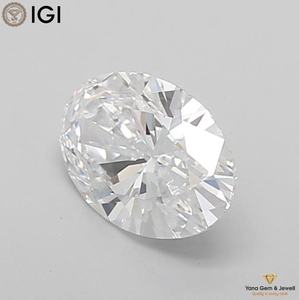 Diamante CVD de Laboratorio de Lujo de 1.00 Quilates con Certificado IGI, Corte Ovalado, Color D, Claridad VVS1, para Joyería Personalizada - Product Image 6