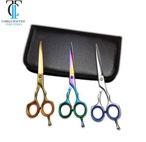 Ciseaux de barbier ergonomiques pour une coupe fluide, ciseaux à cheveux pour professionnels, TARIQ CRAFTED INDUSTRIES - Product Image 3