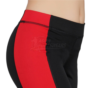 Leggings de Yoga de Cintura Alta con Bloques de Color, Largos, de Spandex y Poliéster, Elásticos en Cuatro Direcciones, con Franja Lateral - Product Image 6
