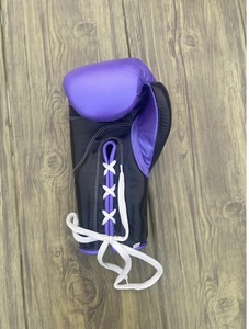 Custom Made Professional No Boxing No Life Purple and Blue Sparring Set Including Boxing <b>Gloves</b> - Headgear - Groin Guard - Product Image 4