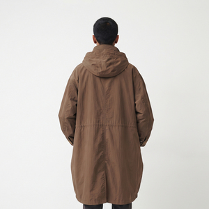 Chaqueta Larga Impermeable para Hombre, con Capucha, Cierre Completo, Manga Larga, Secado Rápido, de Nailon, para Montaña - Product Image 2