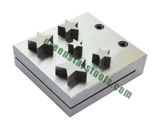 Ensemble de 5 découpeurs de disques en forme d'étoile pour la fabrication de bijoux, outil de poinçonnage métallique pour orfèvre, pour argent, laiton, cuivre GS589P-02 - Product Image 1