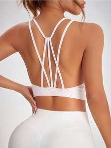 Camiseta Interior Deportiva sin Tirantes con Cuello Redondo |   Sujetador Deportivo de Secado Rápido |   Chaleco Deportivo Minimalista y Sólido - Product Image 1