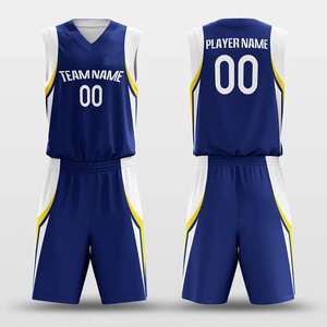 Maillot de basket-ball de haute qualité à séchage rapide, design personnalisé unique par sublimation, uniforme haut de gamme - Product Image 5