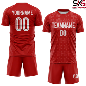 Ensemble d'uniformes de football personnalisés – Maillot et short de football sublimés pour équipe - Product Image 4