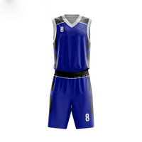 Tenues de basketball unisexes très demandées, 100 % polyester, grandes tailles, logo personnalisé, prix de gros, ensembles de vêtements d'équipe