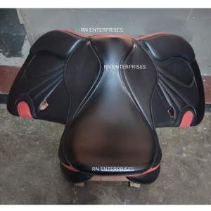 Selle d'équitation anglaise en cuir de qualité supérieure 100% pour l'entraînement et la compétition, durable, R.N ENTERPRISES RN0201 - Product Image 3