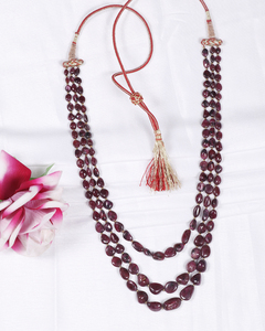 Collier de perles en pierres précieuses de rubis naturel - Product Image 4