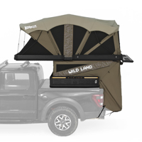 Camper pour pick-up à coque rigide, double niveau, quatre saisons, espace de vie extensible, fenêtres panoramiques, ouverture rapide, 2-3 personnes
