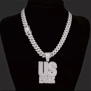 Queen Crown Letter <b>Name</b> Pendant 925 Sterling <b>Silver</b> Rose Gold Plated Moissanite Hip Hop Women's <b>Necklace</b> For Birthday Gifts - Product Image 3