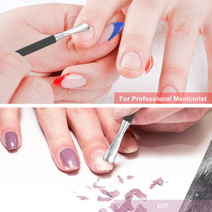 Empujador de Cutículas de Acero Inoxidable de Alta Calidad para Manicura, Empujador de Cutículas de Doble Punta para Uñas de Manos y Pies - Product Image 5