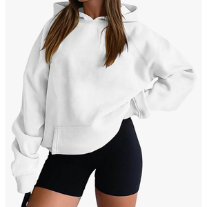 Sweat à capuche élégant et décontracté pour femme avec cordon de serrage, tissu doux et manches longues, conçu pour un style quotidien d'automne - Product Image 3