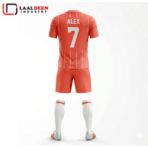 ชุดฟุตบอลทีมสโมสร ราคาขายส่ง ชุดฟุตบอล 25/26 โลโก้สั่งทำ โพลีเอสเตอร์ 100% ชุดทีม, โลโก้ และหมายเลขสั่งทำได้ - Product Image 4