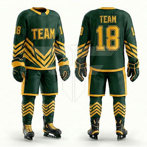 Prix raisonnable, bonne qualité, uniforme de hockey sur glace sur mesure, vêtements d'équipe sportive, uniforme de hockey sur glace entièrement personnalisé - Product Image 4