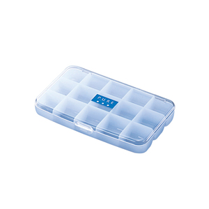 Boîte de rangement rectangulaire bleue Inomata - Product Image 1