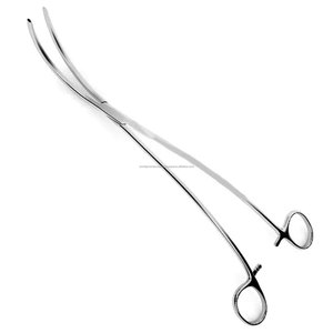 Pince de résection antérieure WPS Foss 11,5 pouces, forme en S, mâchoires lisses, forceps chirurgical ophtalmique à verrouillage à cliquet manuel - Product Image 1