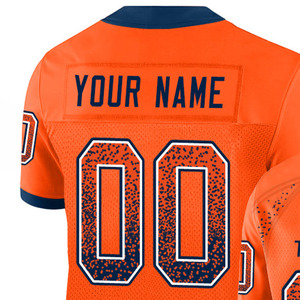 เสื้อฟุตบอลอเมริกันแบบซับลิเมชั่นสั่งทำพิเศษ 100% โพลีเอสเตอร์ ชุดลำลองแบบกำหนดเอง OEM ชุดทีมพิมพ์ลายสำหรับนักกีฬา ระดับมืออาชีพ - Product Image 3