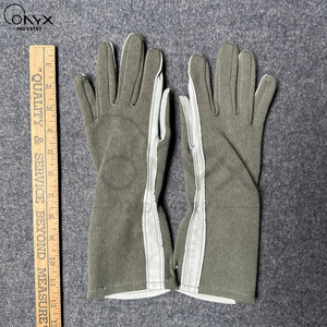 Gants de vol tactiques Nomex résistants au feu, ignifuges, en cuir de mouton, haute performance, gants de protection pour l'aviation - Product Image 2