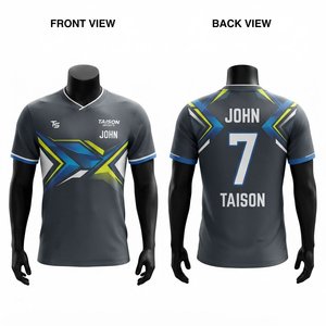 เสื้อเทเบิลเทนนิสพรีเมียม 150 GSM ผ้าโพลีเอสเตอร์ แห้งเร็ว พิมพ์ลายแบบรีดร้อน ขนาดใหญ่พิเศษ ป้องกันรังสียูวี สำหรับทีม - Product Image 1